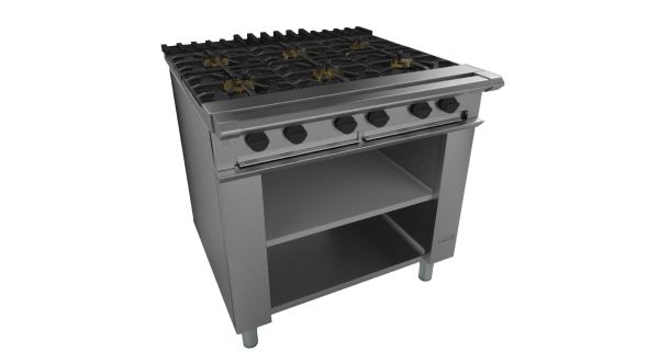 Falcon Chieftain 6 Burner Boiling Table on Legs LPG G1060X