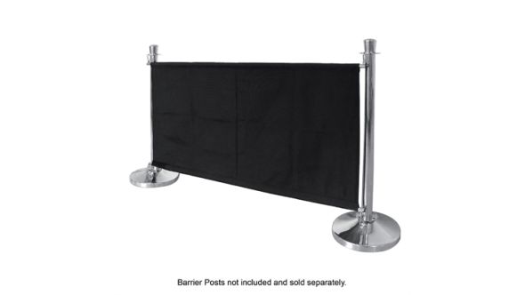 Bolero Black Canvas Barrier CF137