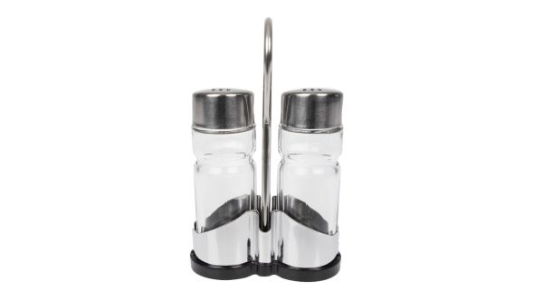 APS Salt and Pepper Cruet Set and Stand 40455