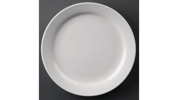 Olympia Athena Narrow Rimmed Plates 165mm (12 Pack) CF360