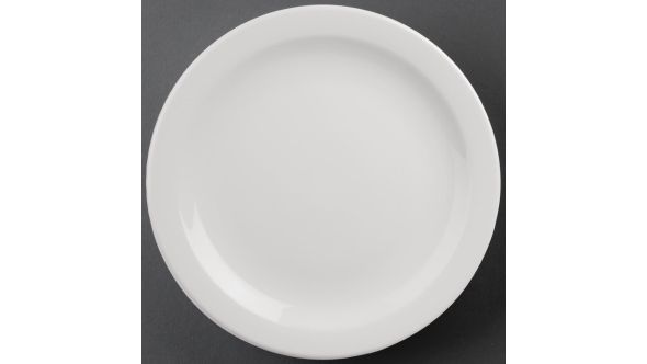Olympia Athena Narrow Rimmed Plates 284mm (6 Pack) CF365