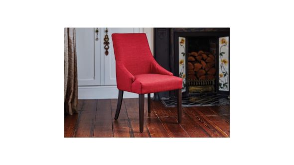 Bolero Bolero Dark Red Finesse Dining Chairs (2 Pack) CF368