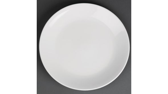 Royal Porcelain Classic White Coupe Plates 260mm (12 Pack) P0201
