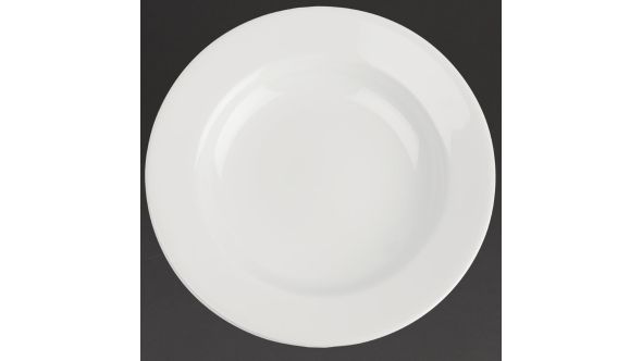 Royal Porcelain Classic White Wide Rim Plates 160mm (12 Pack) P0924