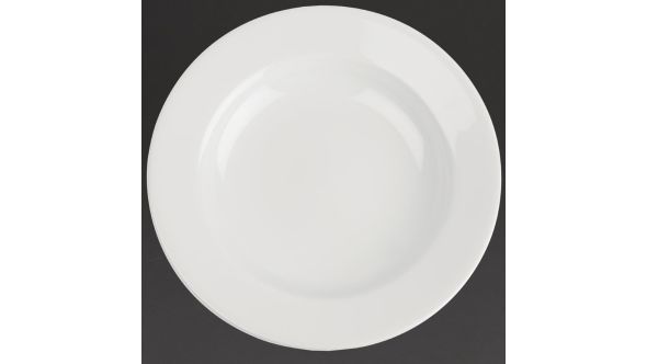 Royal Porcelain Classic White Wide Rim Plates 280mm (12 Pack) P0941