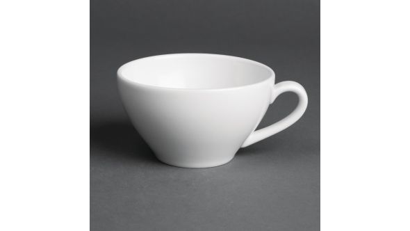 Royal Porcelain Classic White Tea Cups 230ml (12 Pack) P0212