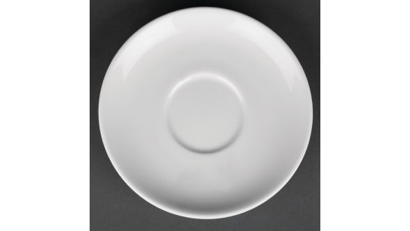 Royal Porcelain Classic White Saucers 150mm (12 Pack) P0213