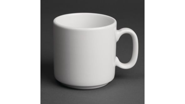 Royal Porcelain Classic White Mugs 330ml (12 Pack) P8004