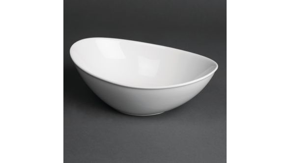 Royal Porcelain Classic White Oval Bowls 200x143mm (6 Pack) P0221