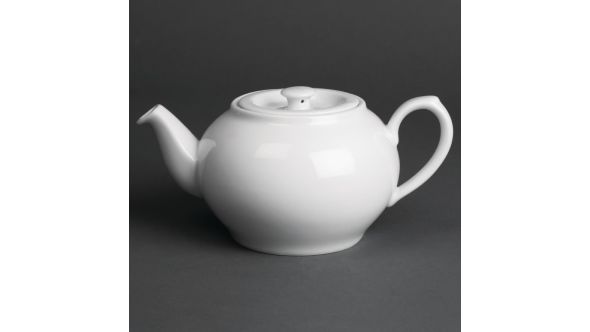 Royal Porcelain Oriental Teapots with Lids 600ml (2 Pack) P4023