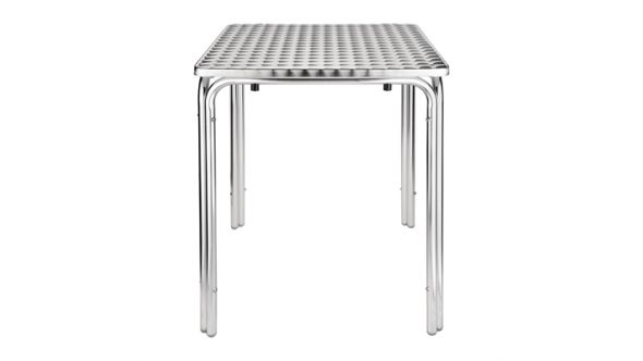 Bolero Steel and Aluminium Square Leg Table 600mm CG837