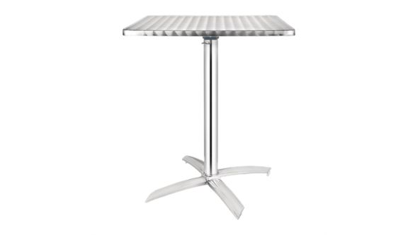 Bolero Square Flip Top Table Stainless Steel 600mm CG838