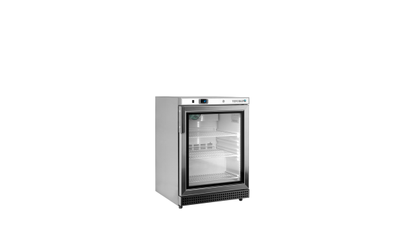 Tefcold UF200VSG Glass Door Display Freezer 52L