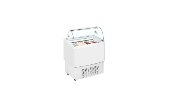 ISA FIJI 4 Ventilated Scoop Ice Cream Display 77L
