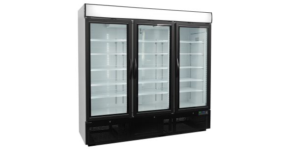 Tefcold NF7500G Glass Door Display Freezer 350L