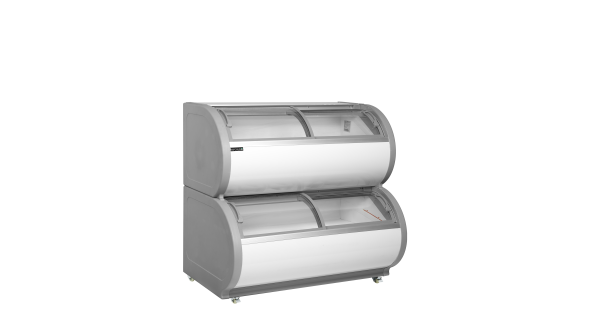 Tefcold TD500 / IRL Two Level Display Freezer 157L