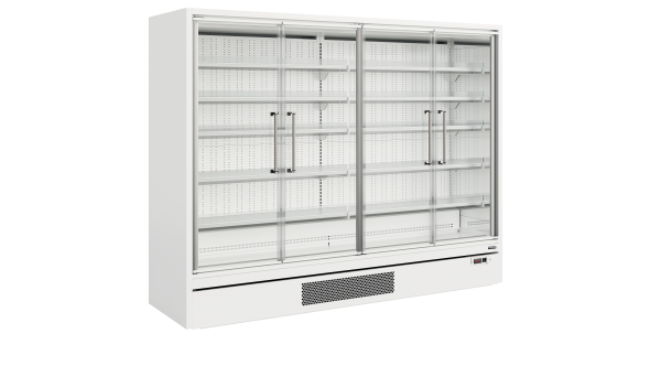 Tefcold Galaxy+ GP26FGD White Multideck With Doors 490L
