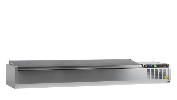 G-Line by TEFCOLD GVC33-200 S/S Gastronorm Topping Shelf With Lid 42L