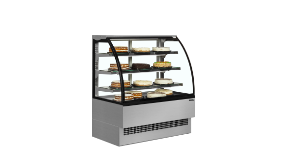 Tefcold EVO902 SS Patisserie Display Cabinet 157L