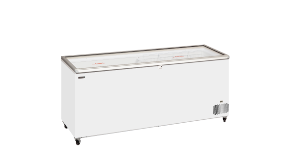 Tefcold ST701 Hinged Glass Lid Chest Freezer 109L