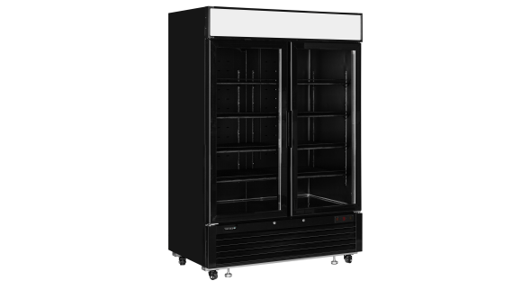Tefcold LGC5000 Black Glass Door Merchandiser 210L