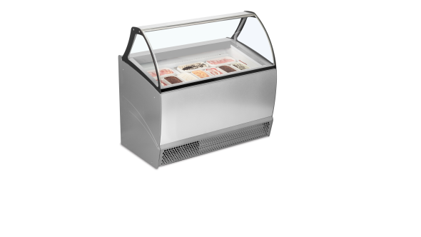 ISA BERMUDA RV10 Ventilated Scoop Ice Cream Display 200L