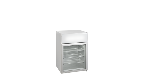 Tefcold UF100GCP Glass Door Display Freezer 59L