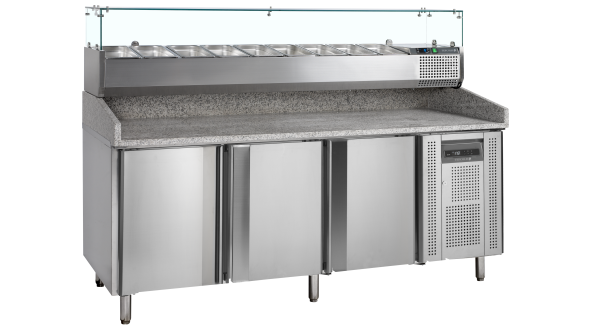 Tefcold PT1300 + VK38-200 Pizza Table 406L