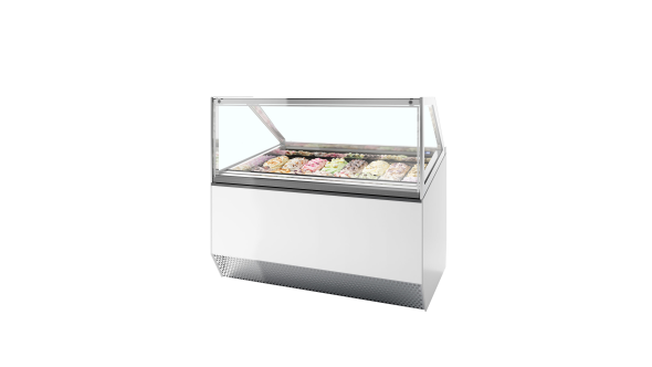 ISA MILLENNIUM ST16 Ventilated Scoop Ice Cream Display 313L