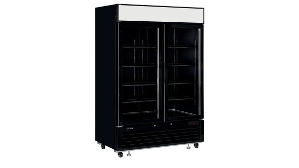 Tefcold LGF5000 BLACK Glass Door Display Freezer 244L