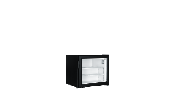 Tefcold UF50G Black Glass Door Display Freezer 39L