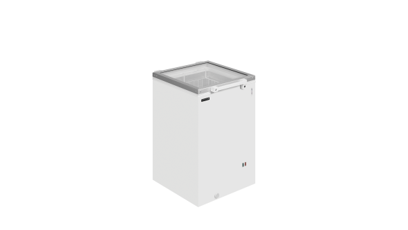 Tefcold ST160 Hinged Glass Lid Chest Freezer 43L
