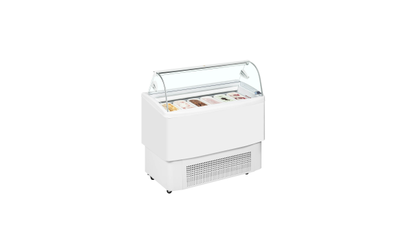 ISA FIJI 6 Ventilated Scoop Ice Cream Display 109L