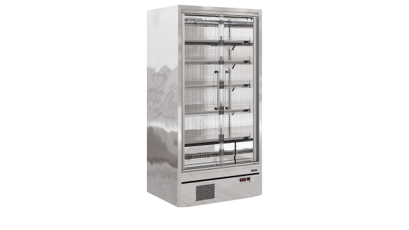 Tefcold Galaxy+ GP10FGD SS Multideck With Doors 277L