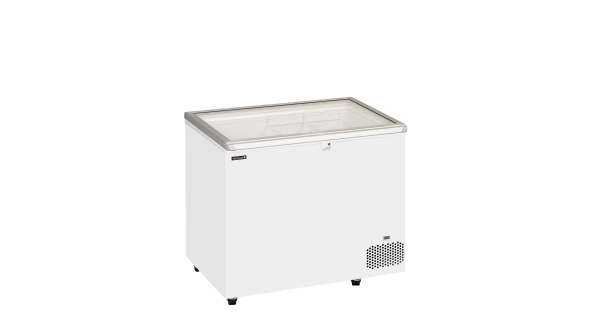 Tefcold ST300 Hinged Glass Lid Chest Freezer 68L