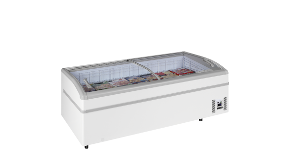 Tefcold SUPER 200DE White High Vision Supermarket Freezer 168L