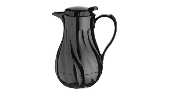 Olympia Insulated Swirl Jug Black 1.2Ltr VSW-42K