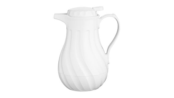 Olympia Insulated Swirl Jug White 0.5Ltr VSW-20W