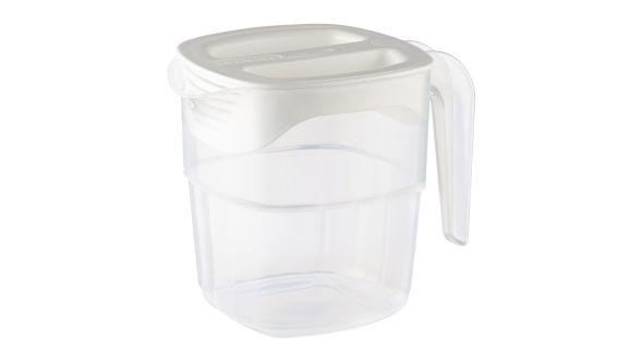 Araven White Polypropylene Jug - 1Ltr 34oz 11401