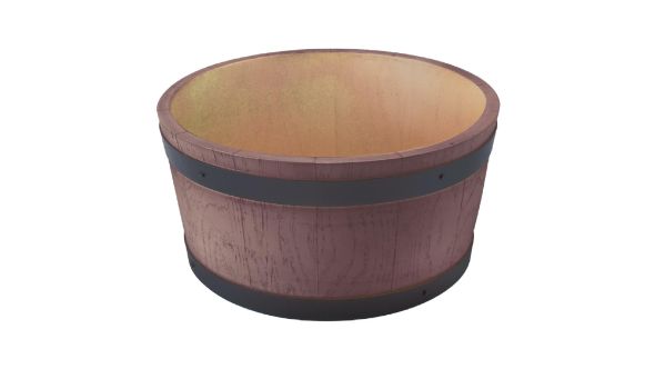 Barrel End Ice Tub 11ltr Wood Grain - MCN103
