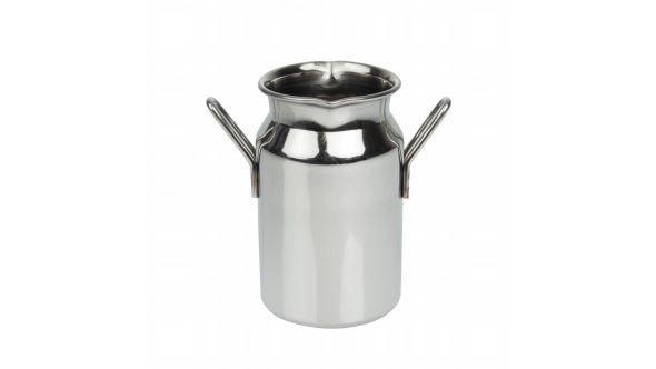 Olympia Stainless Steel Mini Milk Churn Medium 120ml TW-V J M