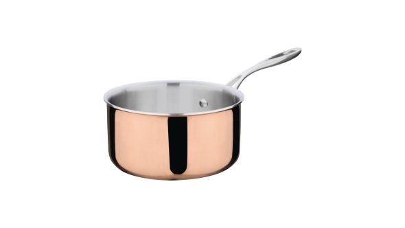 Vogue Copper Tri-Wall Saucepan 180mm