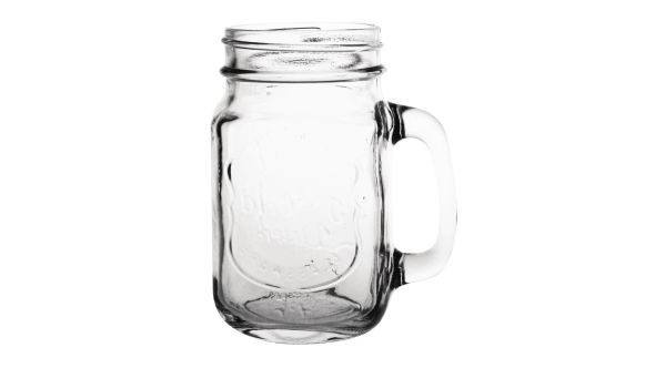 Olympia Handled Mason Jars 450ml (12 Pack) CM698