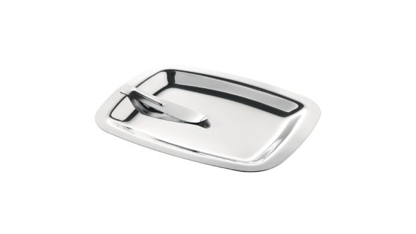 Olympia Square Stainless Steel Tip Tray With Bill Clip TW-I G S