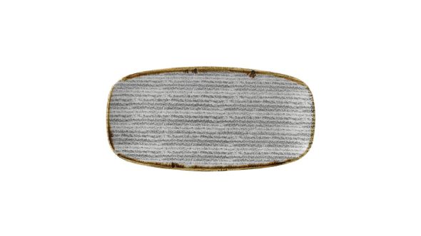 Churchill Studio Prints Homespun Rectangular Plates Stone Grey 153mm (12 Pack) SPSGXO111