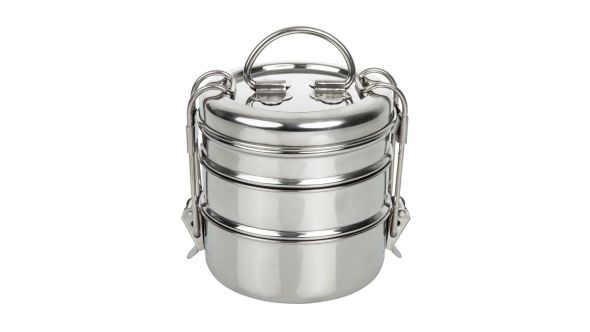 Utopia 3 Tier Tiffin Tin 115mm (6 Pack) F91133-000000-B01006