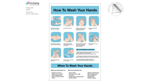How to wash your hands & When to wash your hands