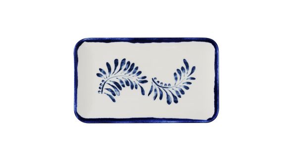 Dudson Harvest Mediterranean Organic Rectangular Plates 10.6X6.3 inch (12 Pack) MEIKDOB11