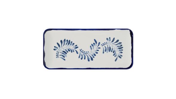 Dudson Harvest Mediterranean Organic Coupe Rect Platter 13 3/4X6 1/4 inch (6 Pack) MEIKDOB21