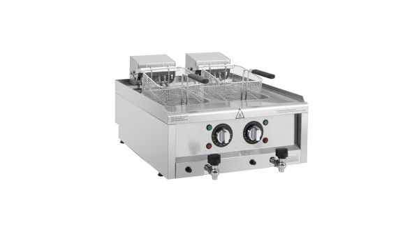 Buffalo 600 Series Countertop Electric Fryer 2x 8Ltr